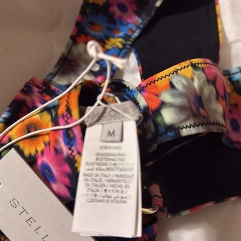 Stella McCartney floral Bikini top multicolored M